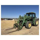 John Deere 6300 4WD Cab/Air w/JD640 Loader