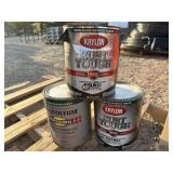 3gal of Assorted Hunter Green Enamel