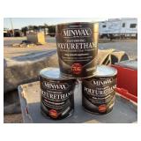 3gal of Minwax Warm Semi-Gloss Polyurethane