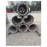 Lot of 6 Concrete Culverts