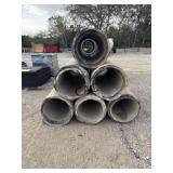 Lot of 6 Concrete Culverts