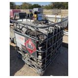 Metal Crate of Firewood