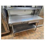 Stainless Steel Table w/Ledge