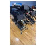 Lot of Music Stands w/Rolling Carts