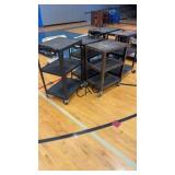 Lot of AV Carts