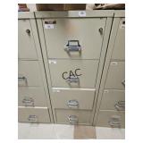 Fire King Filing Cabinet (No Keys)