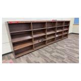 Lot of 5 Double-Sided Bookshelves