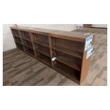 Lot of 4 Double-Sided Bookshelves