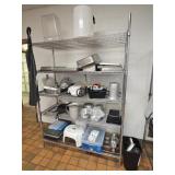 Shelving Unit with Contents