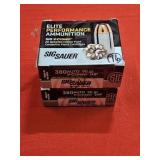 36rds Sig Sauer 380Auto 90gr V-Crown JHP