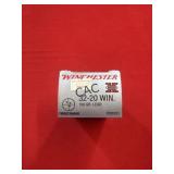 50rds Winchester Super-X 32-20Win 100gr