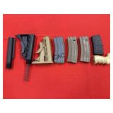 Lot of M16, M4, AR 15 Parts, Mags and Accessories