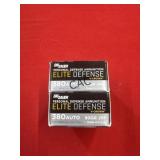 20rds Sig Sauer Elite Defense 380Auto 90gr JHP