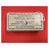 1 Box of WW2 USGI .45 Military Ammunition