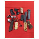 Lot of Pistol Grips, Parts, Magazines and Accessor