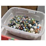 Tub of Vintage Marbles