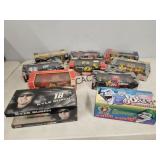 Box Lot of 10 Assorted Nascar Diecast