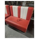 Red/White Restaurant Booth