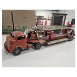 Vintage 1950s Structo Hook & Ladder Fire Truck