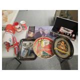 Box Lot of Assorted Budweiser Collectibles