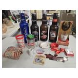 Box Lot of Budweiser and Bud Light Assorted Items