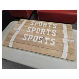 Lot of 3 NEW Wooden Sports Wall Hangings