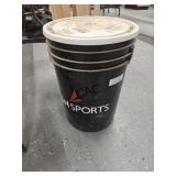 Bucket of NEW Pitching Machine Dimple Softballs