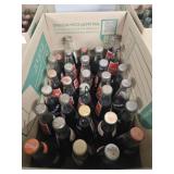 Box Lot of Assorted Vintage Coca-Cola Glasses