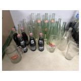 Box Lot of Assorted Vintage Dr. Pepper Glasses