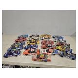 Box Lot of 21 Opened 1:24 Scale Nascar Diecast