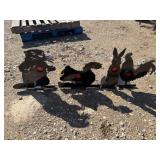 Lot of 4 Mini Big Daddy Shooting Targets