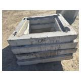 Lot of 4 Water Meter Vaults