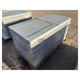 NEW 16pc 24"X24" Light Gray Non-Textured Paver