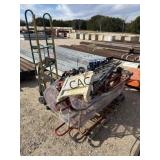 Lot of Dollies, Pump Sprayers, Leaf Blower &
