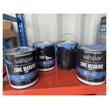 4ct NEW 1GAL Valspar Latex Zone Marking Paint
