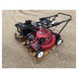 Lot of 2 Parts Only Push Mowers