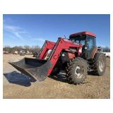 Case MX100C Cab/Air 4WD w/Loader/Bucket