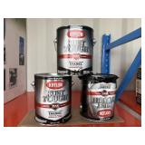 3ct NEW 1GAL Krylon Satin Black Enamel