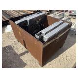 Metal Crate w/Misc Parts