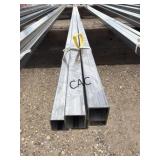5pc 1.5"x1.5ï¿½x21ï¿½ Galv. Square Tubing 12ga