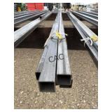 5pc 2"x2ï¿½x21ï¿½ Galv. Square Tubing 11ga