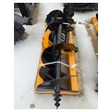 NEW Future Skid Steer Auger w/3 Bits (Yellow)