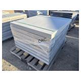 NEW 8pc 36"X36" Light Gray Non-Textured Paver