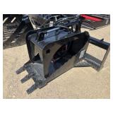 NEW Future Skid Steer Stump Grab Bucket