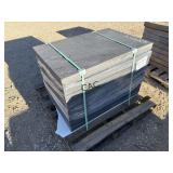 NEW 8pc 24"X36" Dark Gray Textured Paver