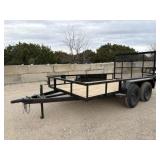 *2026 Salvation 77"x12 T/A Utility Trailer