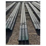3pcs of Galvanized Metal Pipe