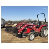 Massey Ferguson 1840E 4WD w/FLx2407 Loader Bucket
