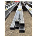 5pc 2"x2ï¿½x23ï¿½9ï¿½ Galv. Square Tubing 11ga