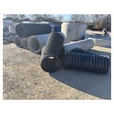 Lot of Plastic and Concrete Culverts